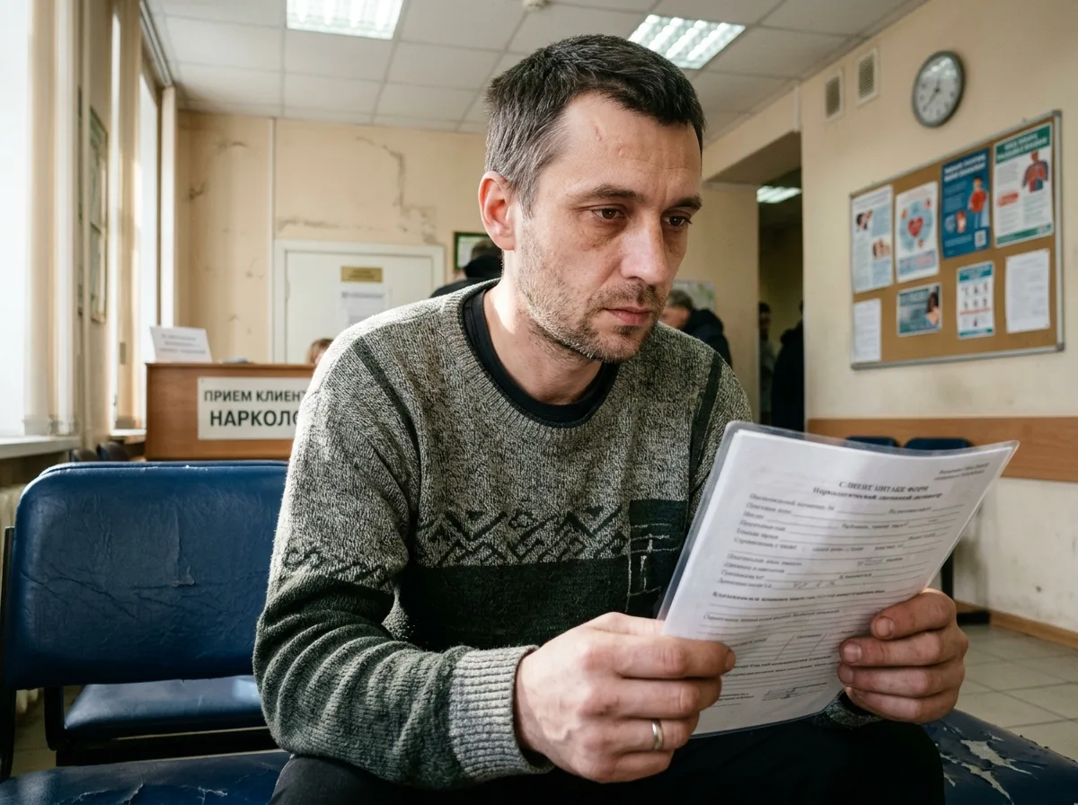 Аватар мужчины Андрея, клиента наркологической службы, 38 лет