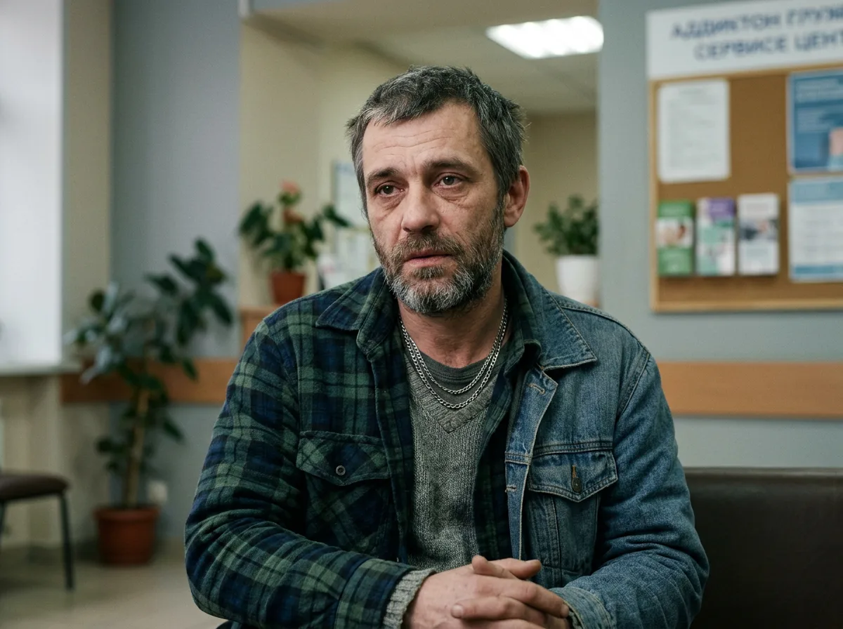 Аватар мужчины Виктора, клиента наркологической службы, 44 года